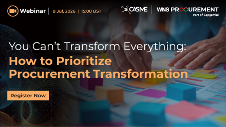 How to Prioritise Procurement Transformation Before Choosing the Technology