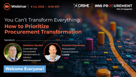 How to Prioritise Procurement Transformation Before Choosing the Technology