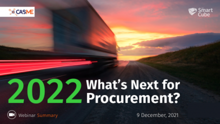 2022: What's Next for Procurement Webinar Image 