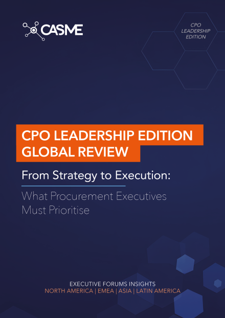 PO Leadership Edition Global Review, From Strategy to Execution: What Procurement Executives Must Prioritise