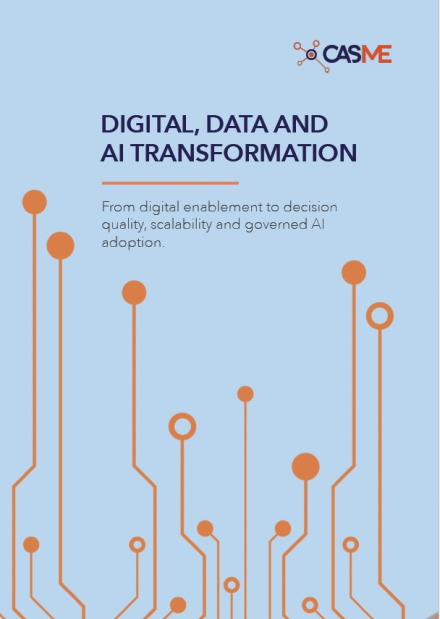 Digital, Data and AI Transformation Report by CASME 